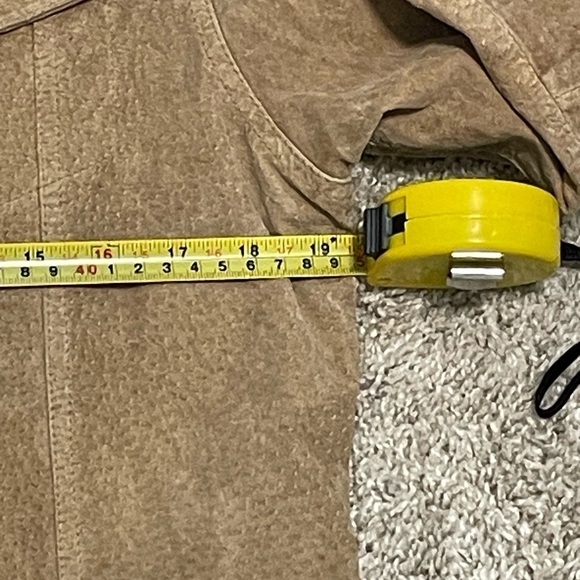 Fabio Women Jacket Tan Washable 100% Suede Leather Bikercore Western - Picture 6 of 10